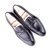 The Entwined Loafer In Dark Brown