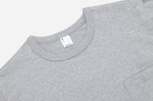 Heavyweight Pocket T-Shirt ~ Heather Grey (2 Pack)