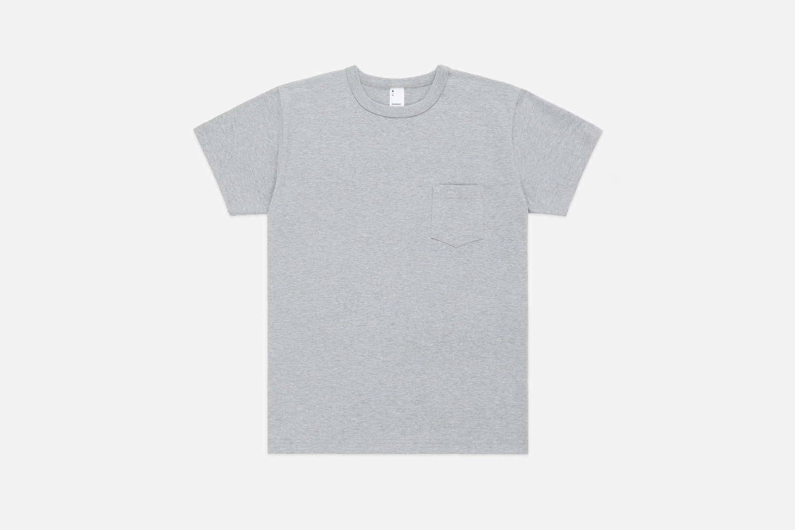 Heavyweight Pocket T Shirt Heather Grey