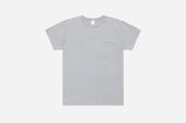 Heavyweight Pocket T-Shirt ~ Heather Grey (2 Pack)