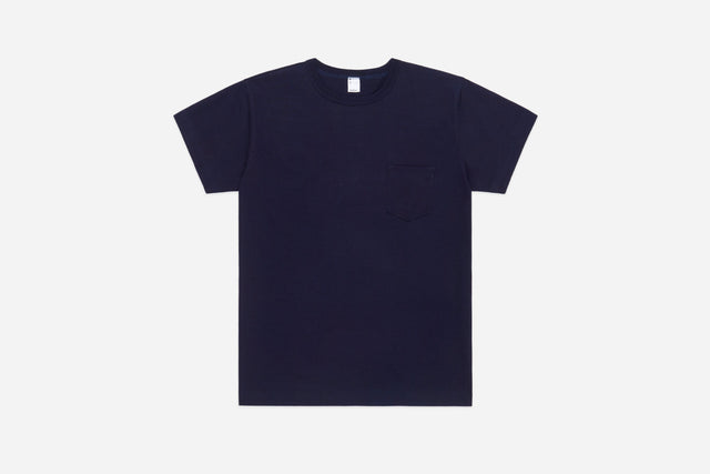Heavyweight Pocket T-Shirt ~ Indigo (2 Pack)