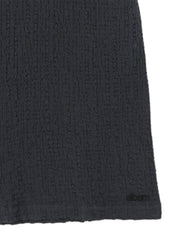 Seersucker Fenton Shirt in Black