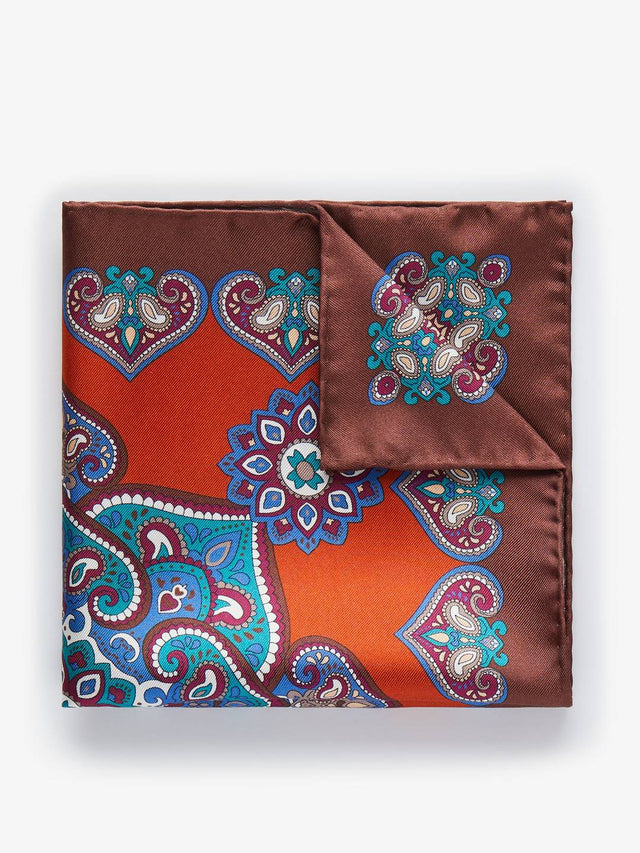 Brown Handkerchief Paisley