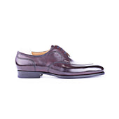 Derby With Three Eyelets And Brogue Apron