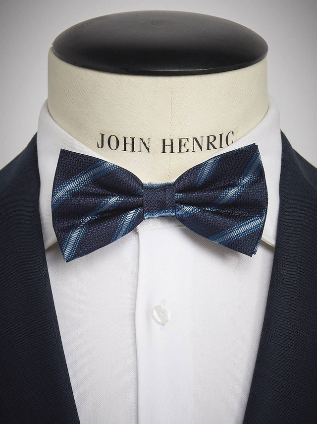 Blue & Light Blue Bow Tie