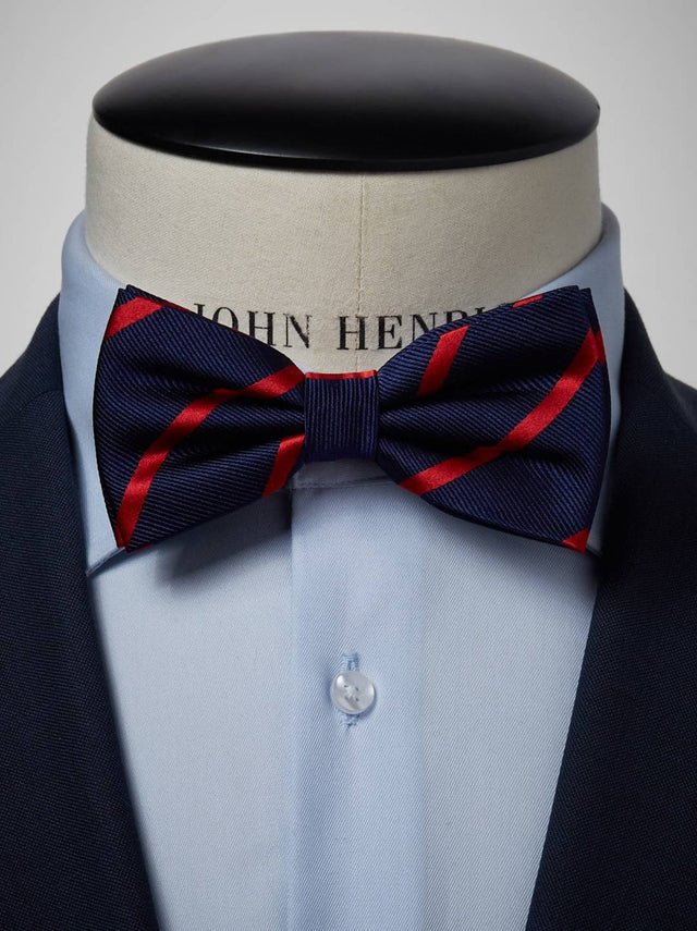 Blue & Red Bow Tie