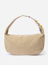 master-piece x Universal Works Beige Large Canvas Shoulder Bag