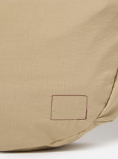 Master Piece X Universal Works Beige Large Canvas Shoulder Bag