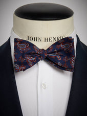Blue Bow Tie Paisley