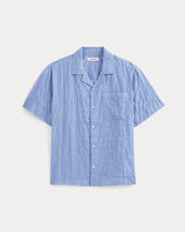 Textured Voile Resort Shirt | Open Air Plaid