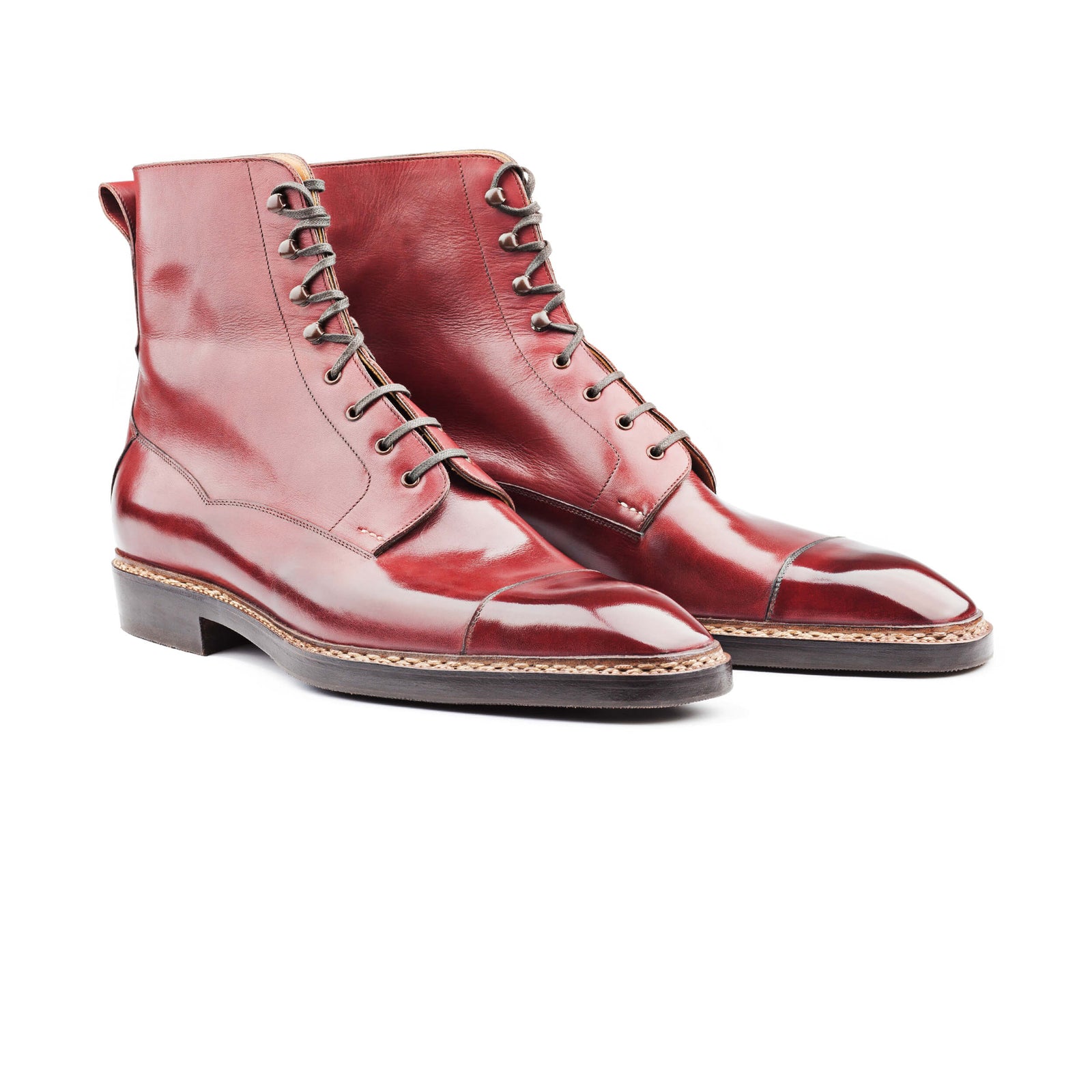 High Cut Derby Boot With Middle Tulip Cut On Sailor Last