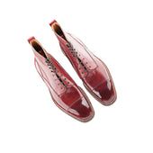 High Cut Derby Boot With Middle Tulip Cut On Sailor Last
