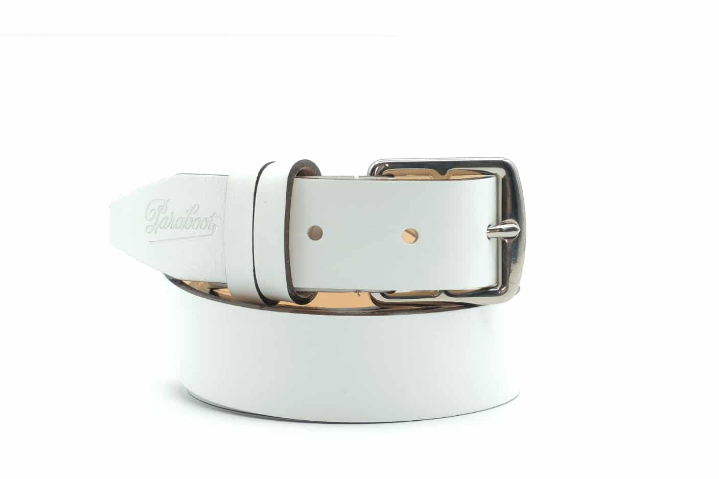 Ceinture Etriviere Lisse Blanche