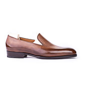 Plain Loafer In Mid Crust Calf Leather