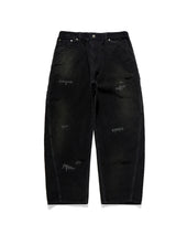 DAMAGED CARPENTER PANTS / BLACK CORDUROY