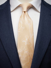 Light Beige Tie Paisley