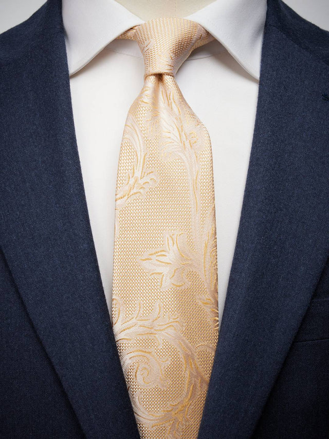 Light Beige Tie Paisley