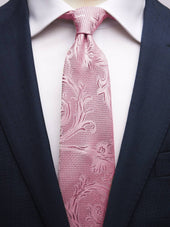 Light Pink Tie Paisley