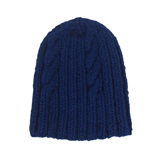 22x Loose Knit Cable Hat 100 Aran By Inverallan
