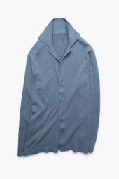 Shirt (Washed Indigo Cotton Mouliné)