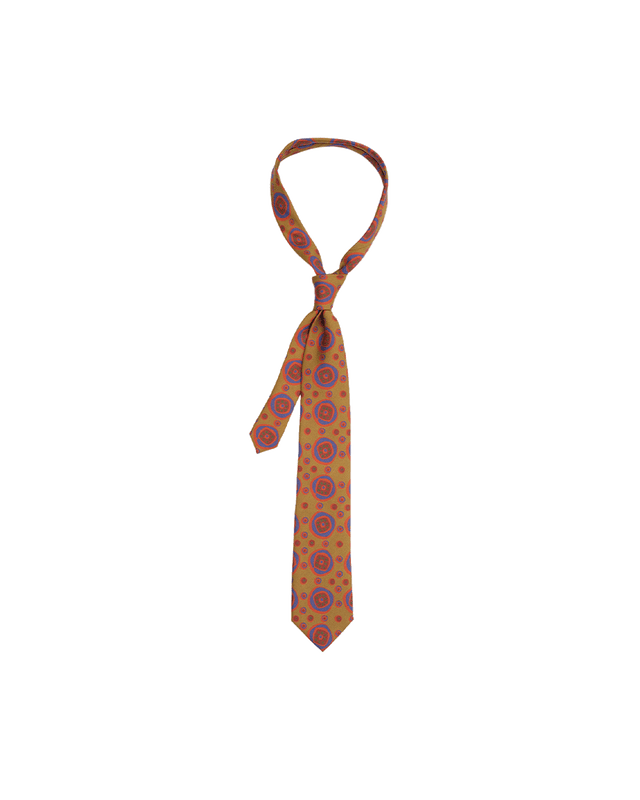 Bronze Erno Print Tie