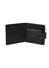 Men S Smooth Nappa Leather Bifold Wallet With Rfid Blocking And Coin Purse