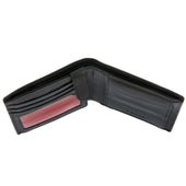 Men S Smooth Nappa Leather Trifold Wallet With Rfid Blocking And Coin Purse