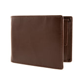 Men S Smooth Nappa Leather Trifold Wallet With Rfid Blocking And Coin Purse