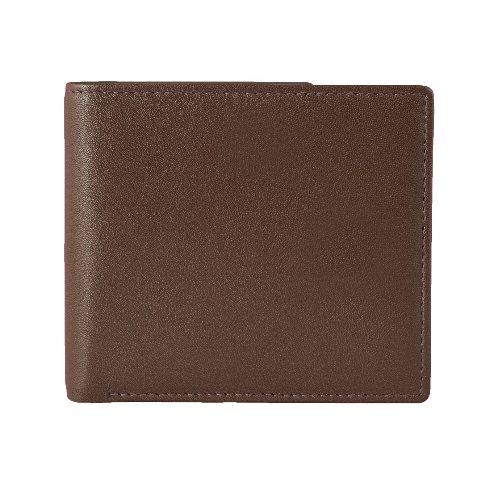 Men S Smooth Nappa Leather Bifold Wallet With Rfid Blocking