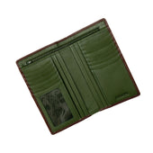 Men S Smooth Nappa Leather Jacket Wallet With Rfid Blocking And Window Pocket