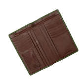 Men S Smooth Nappa Leather Jacket Wallet With Rfid Blocking And Window Pocket