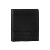 Men S Pebble Grain Leather Bifold Wallet With Rfid Blocking And Zipped Pocket
