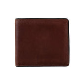 Men S Two Colour Pebble Grain Leather Bifold Wallet With Rfid Blocking And Coin Purse