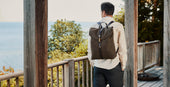 M/S Rucksack – Deep Sea Blue/Cuoio