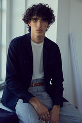 Midnight Cotton Overshirt