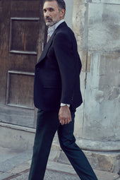 Obsidian Green Gabardine Trousers