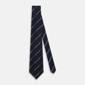 Zigzag Jacquard Silk Tie