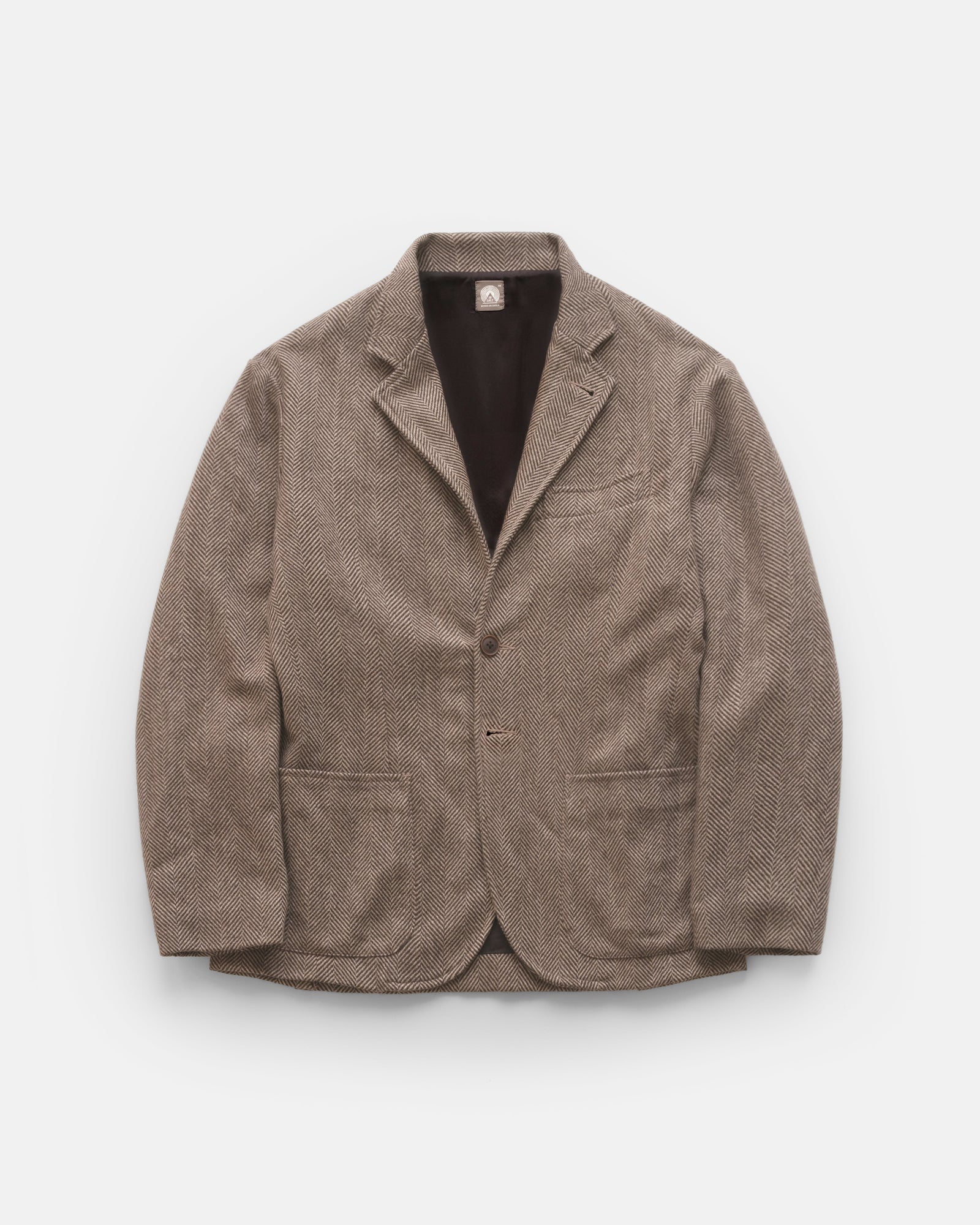 Costa Blazer Tonal Herringbone Wool