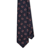 Navy Lozenge Tie