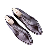 Des Voeux Oxford With Diamond Toe Cap And Medallion
