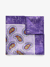 Purple Handkerchief Paisley