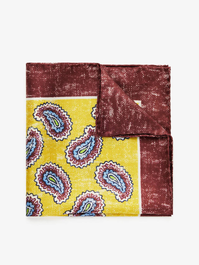 Yellow Handkerchief Paisley
