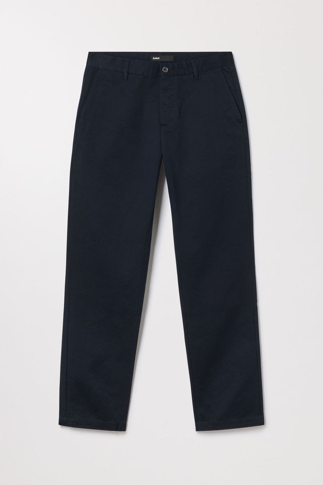 Regular Twill Chino Straight Cut Organic Cotton Asket