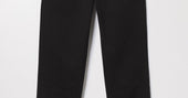 Black Regular Twill Chino | Straight Cut | Organic Cotton | Asket