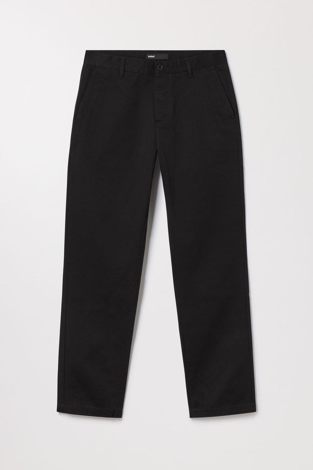 Regular Twill Chino Straight Cut Organic Cotton Asket