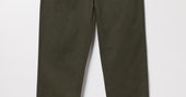 Khaki Green Regular Twill Chino | Straight Cut | Organic Cotton | Asket