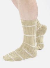 Dark Tie Dye Knit Slub Sock