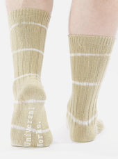 Dark Tie Dye Knit Slub Sock