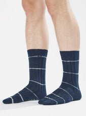 Tie Dye Knit Slub Sock