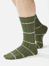 Tie Dye Knit Slub Sock